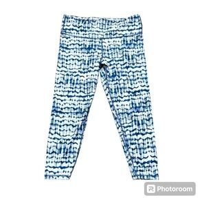 Gap Fit Large Blue/White Yoga Pants Bundle and Save
